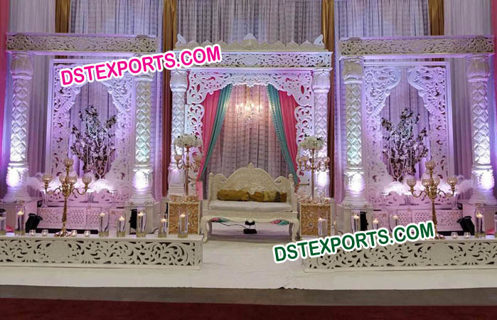 English Wedding Fiber Carved Stage