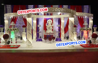 Wedding Ganesha Crystal Mandap