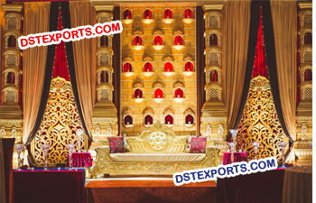 Golden Wedding Panel Stage