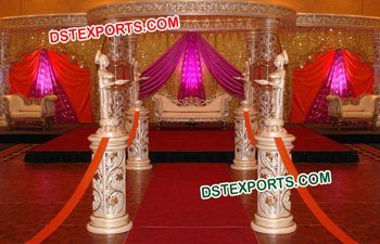 Beautiful Crystal Mandap