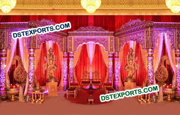 Gorgeous Fiber Wedding Stage