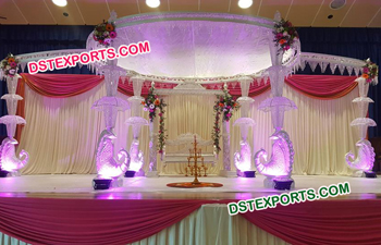 Exclusive Crystal Wedding Mandap