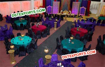 Colorful Banquet Hall Chair Covers For Wedding