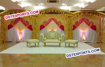 Hindu Wedding Backdrop Decoration
