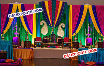 Arabic Theme Mehandi Stage Decoration