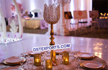 Indian Wedding Decoration Crystal  Centerpieces