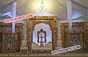 Unique Stage Set For Wedding