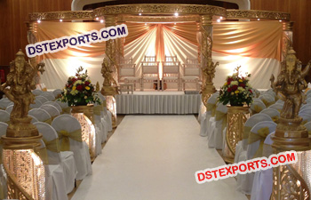 Stylish Crystal Wedding Mandap