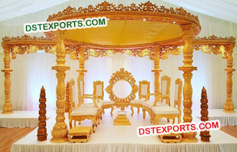 Wood Mandap