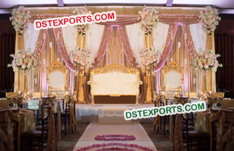 Asian Muslim Wedding Stage Sofa Set