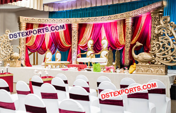 Best Peacock Theme Wedding Stage