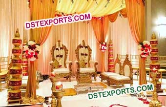 High Back Designer Mandap Chairs