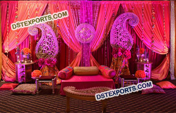 Fiber Paisleys Sangeet Stage