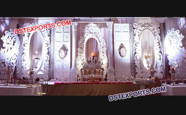 Grand Reception Backdrop Stage Set