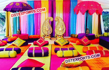 Wedding Mehandi Stage Decor Ideas