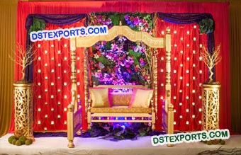 Golden Jhula For Indian Wedding