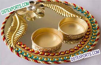 Wedding Golden Traditional Thali