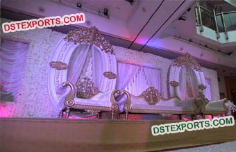 Fiber Oval Back Frame For Latest Wedding Stage