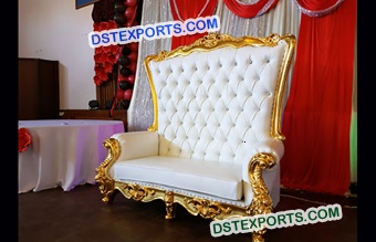 Golden Love Seater Chaise For Wedding