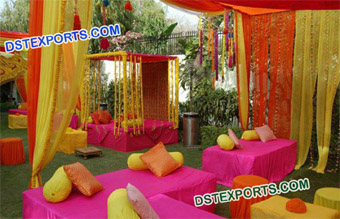 Mehandi Night New Style Decoration Stage
