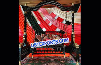 Black Gold Swing Jhula For Muslim Nikah