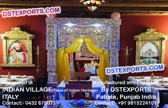 Rajwada Stage For Indian Wedding