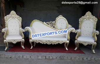 Silver Plated Wedding Sofa Set