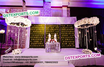 Wedding Stage Metal Candle Walls