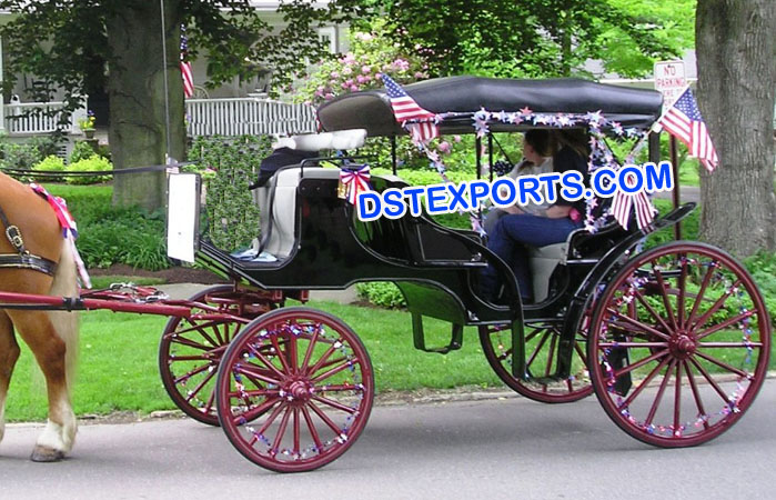 Stylish Victoria Touring Horse Buggy Vehical