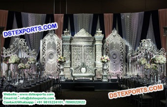 Royal English Wedding Stage Decorations