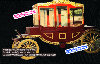 Wedding Metal  AC Box Type Horse Buggy