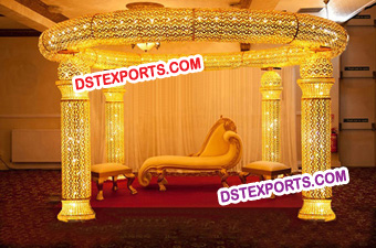 Crown Theme Jewel Crystal Mandap