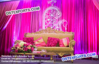 Buy Pink Paisley Designed Embrodried Curtains