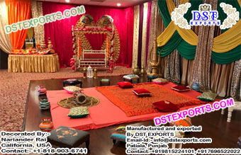 Trendy Mehndi Stage for Sale