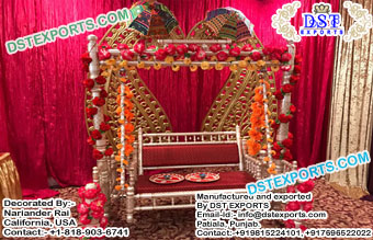 Decorated Wooden Hand Made Sankheda Swing