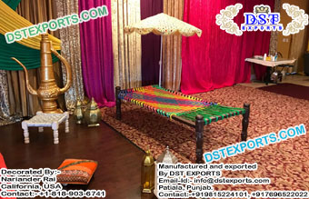 Buy Traditional Mehndi Stage for Punjabi Wedding