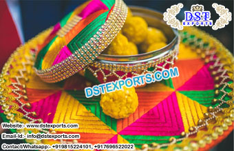 Phulkari Sweet Box for Punjabi Marriages