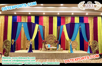 Colorful Wedding Stage Decoration UK