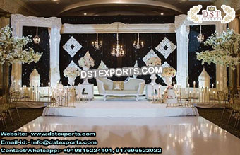 Modern Wedding Fiber Back-Walls Decor