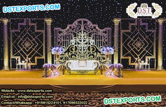 Victorian Style Wedding Stage Decorations