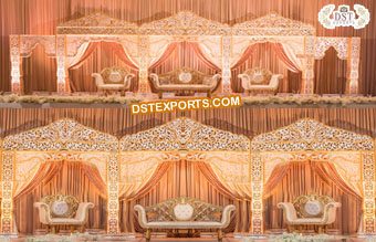 Asian Wedding Bollywood Reception Stage