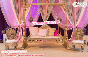 Maharani Wedding Sangeet Stage Swing Set