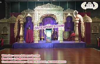 Jodha Akbar Theme Wedding Mandap USA