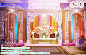 Indian Wedding Bollywood Mehndi Stage