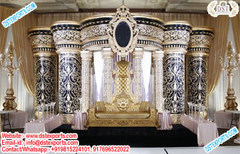 Asian Wedding Dreamy Crown Stage Decor