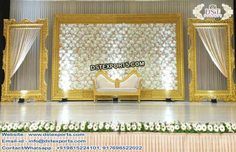 Grand Wedding Golden Fiber Frame