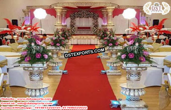New Lotus Base Crystal Wedding Mandap