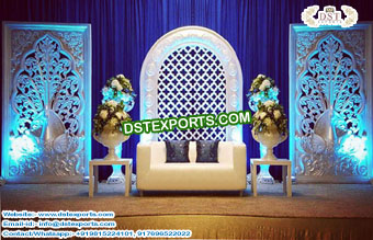 Fiber Peacock Backdrop Panel for Wedding