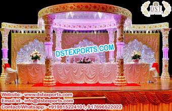 Bollywood Wedding Crystal Mandap UK