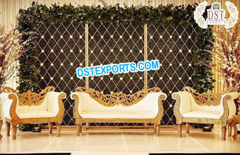 Sparkling Metal Candle Walls for Wedding Dcor